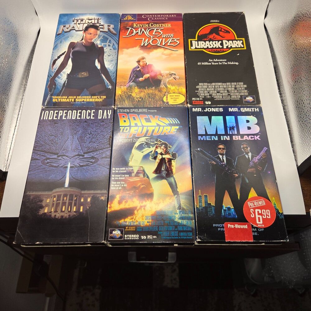 Action Movie VHS Lot of 6 - Tested